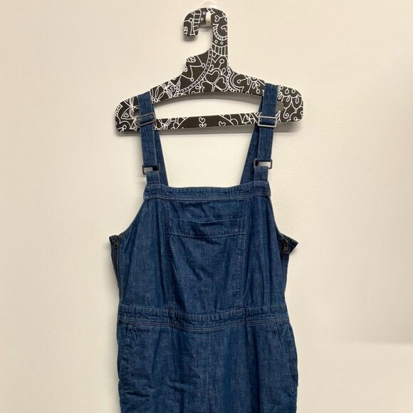 GSTAR RAW Uniform of the Free women's denim overalls jumpsuit L - Picture 2 of 7
